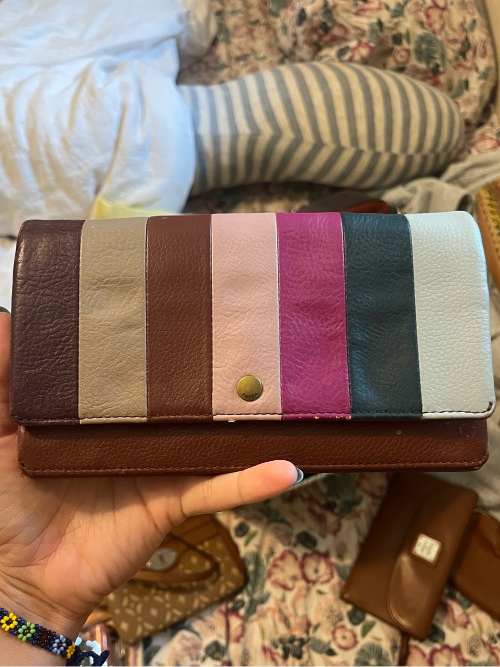 Fossil color block Wallet